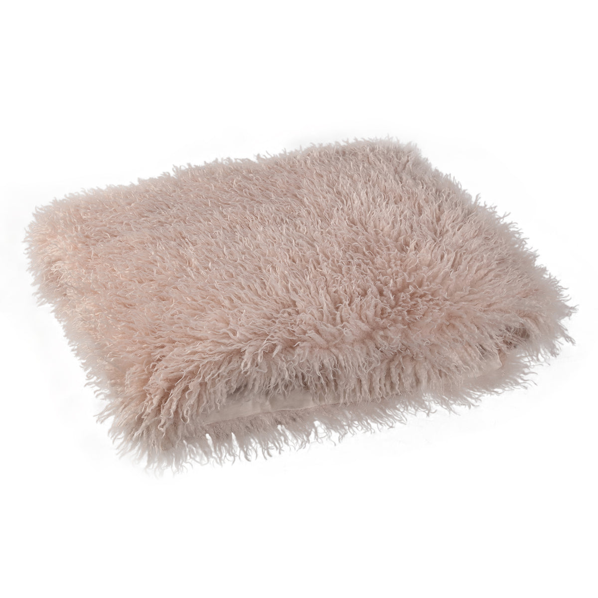 Rexx Beige Faux Sheepskin Throw Small PTMD