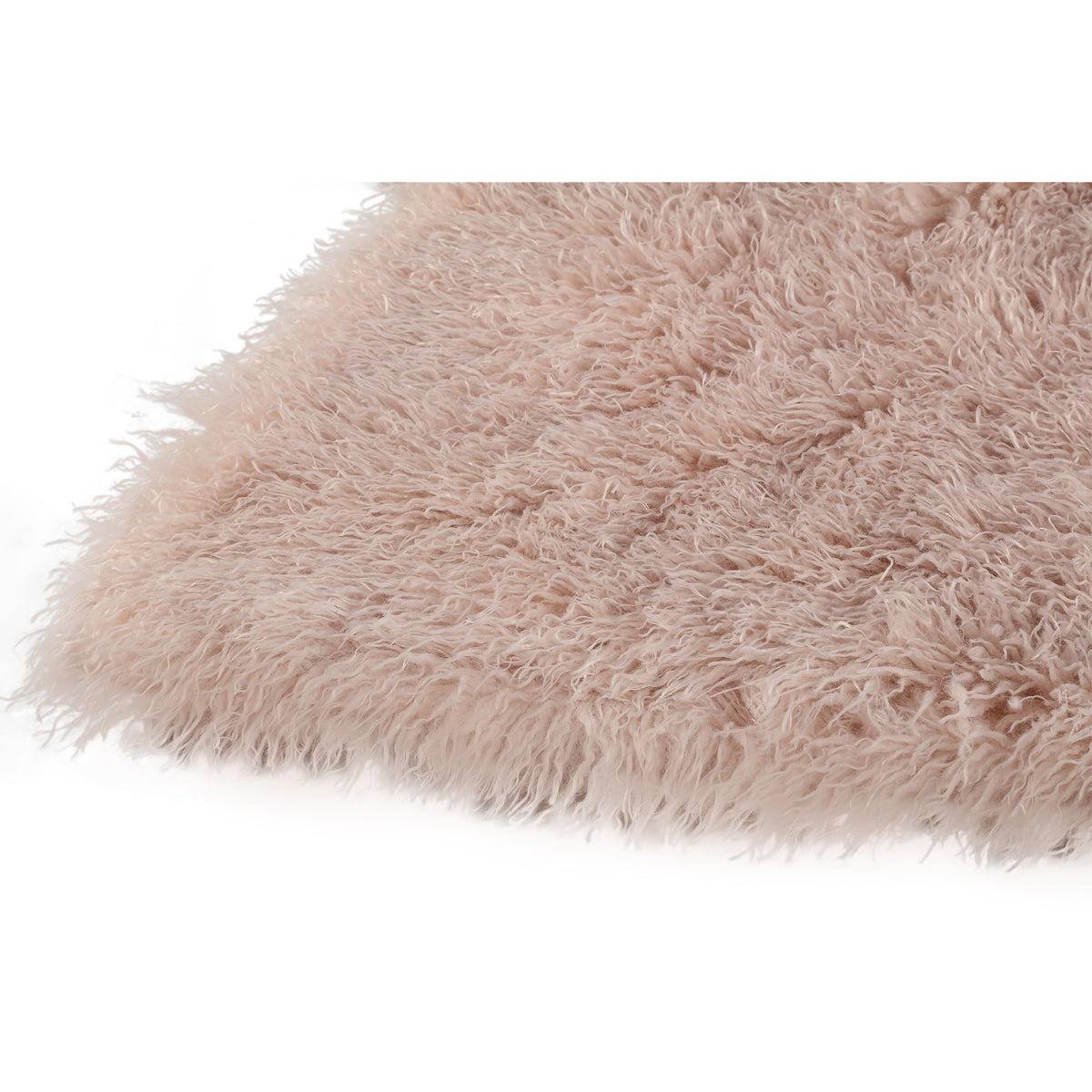 Rexx Beige Faux Sheepskin Throw Small PTMD