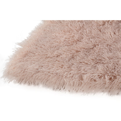 Rexx Beige Faux Sheepskin Throw Small PTMD