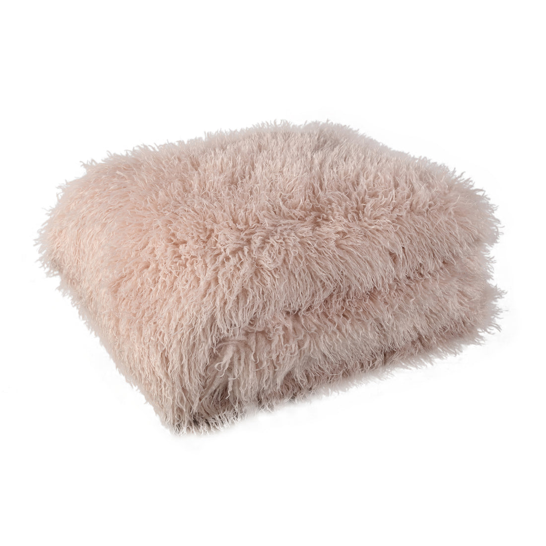 Plaid Rexx Beige Faux Sheepskin Large PTMD
