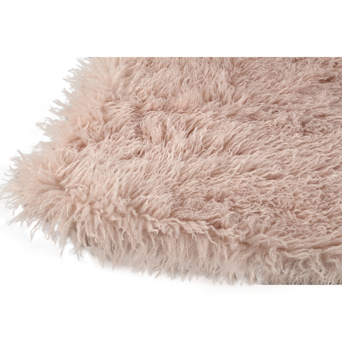 Plaid Rexx Beige Faux Sheepskin Large PTMD