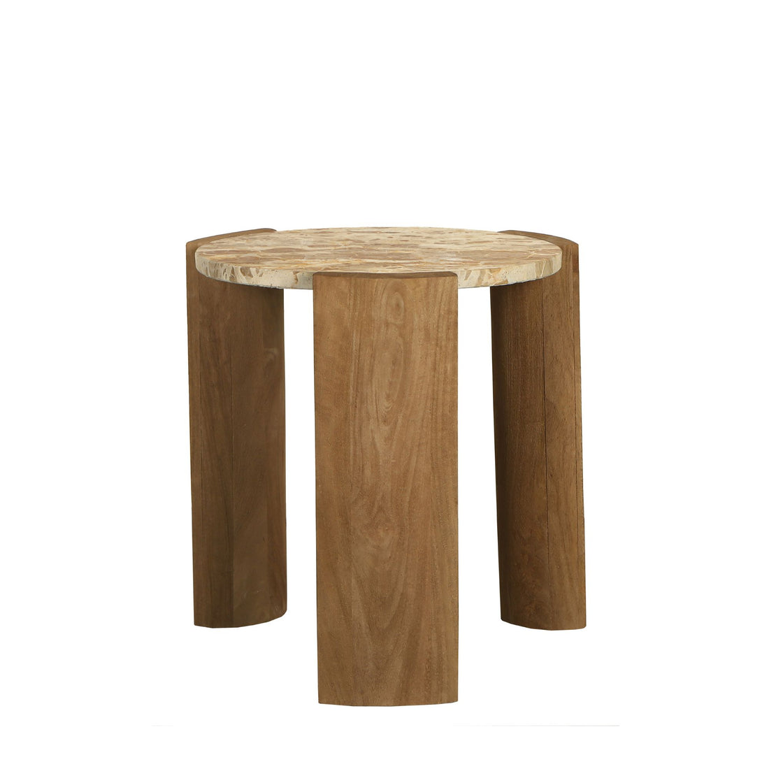 Side table Javina Natural Marble Ø52cm PTMD