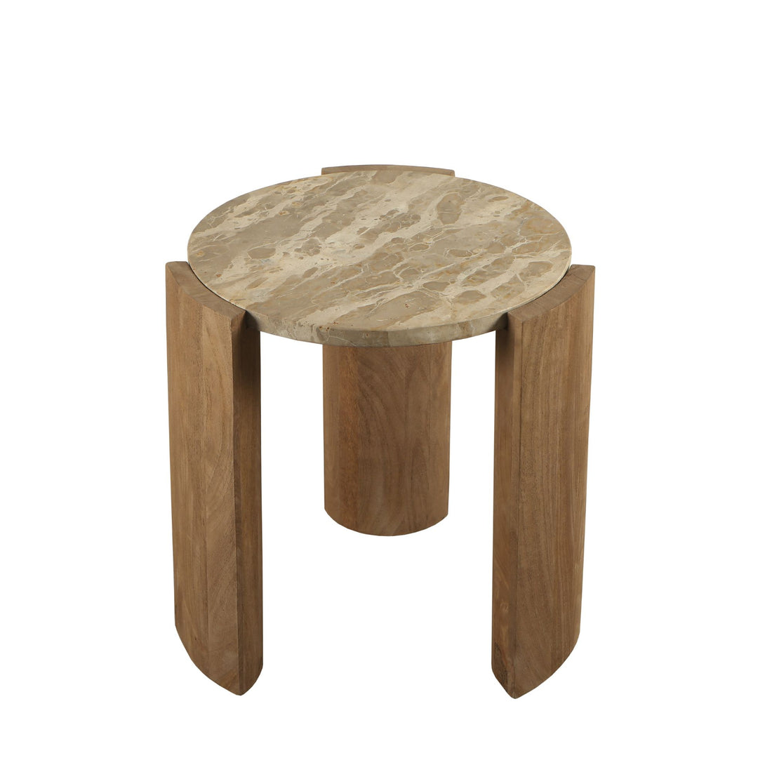 Side table Javina Natural Marble Ø52cm PTMD