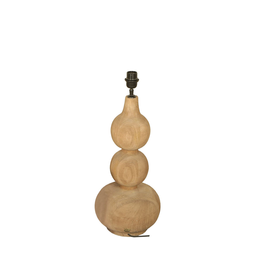 Table Lamp Altus Natural Mango Wood Smooth Round PTMD