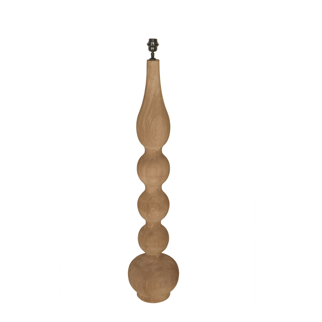 Floor lamp Altus Natural Mango Wood Smooth Round PTMD