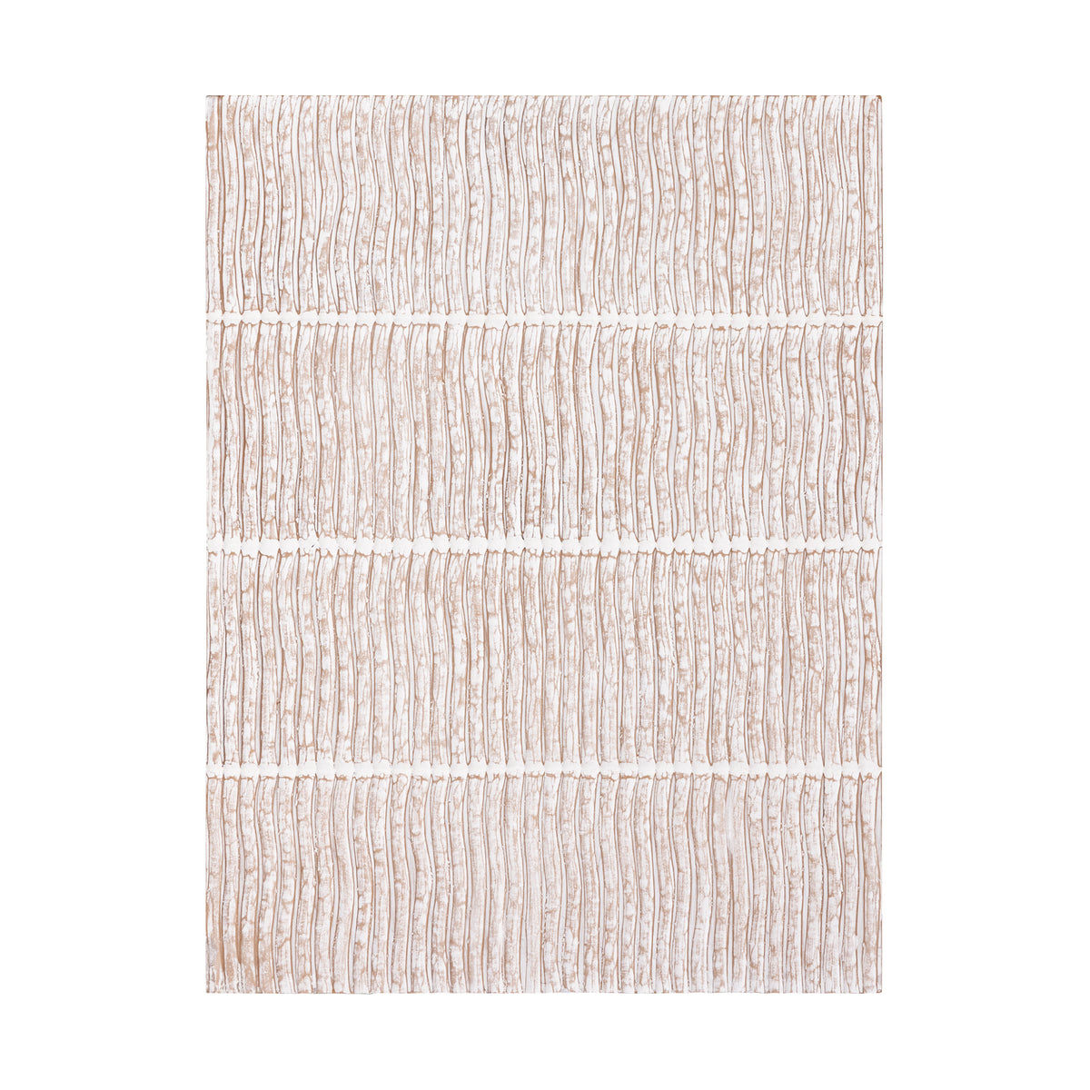 Wall Panel Seline White MDF Wavy Small PTMD