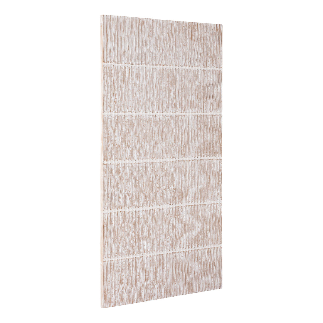 Wall Panel Seline White MDF Wavy Large PTMD