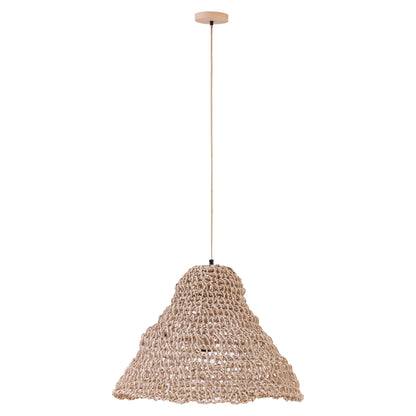 Dayo Pendant Light Natural Paper Rope Open Round PTMD