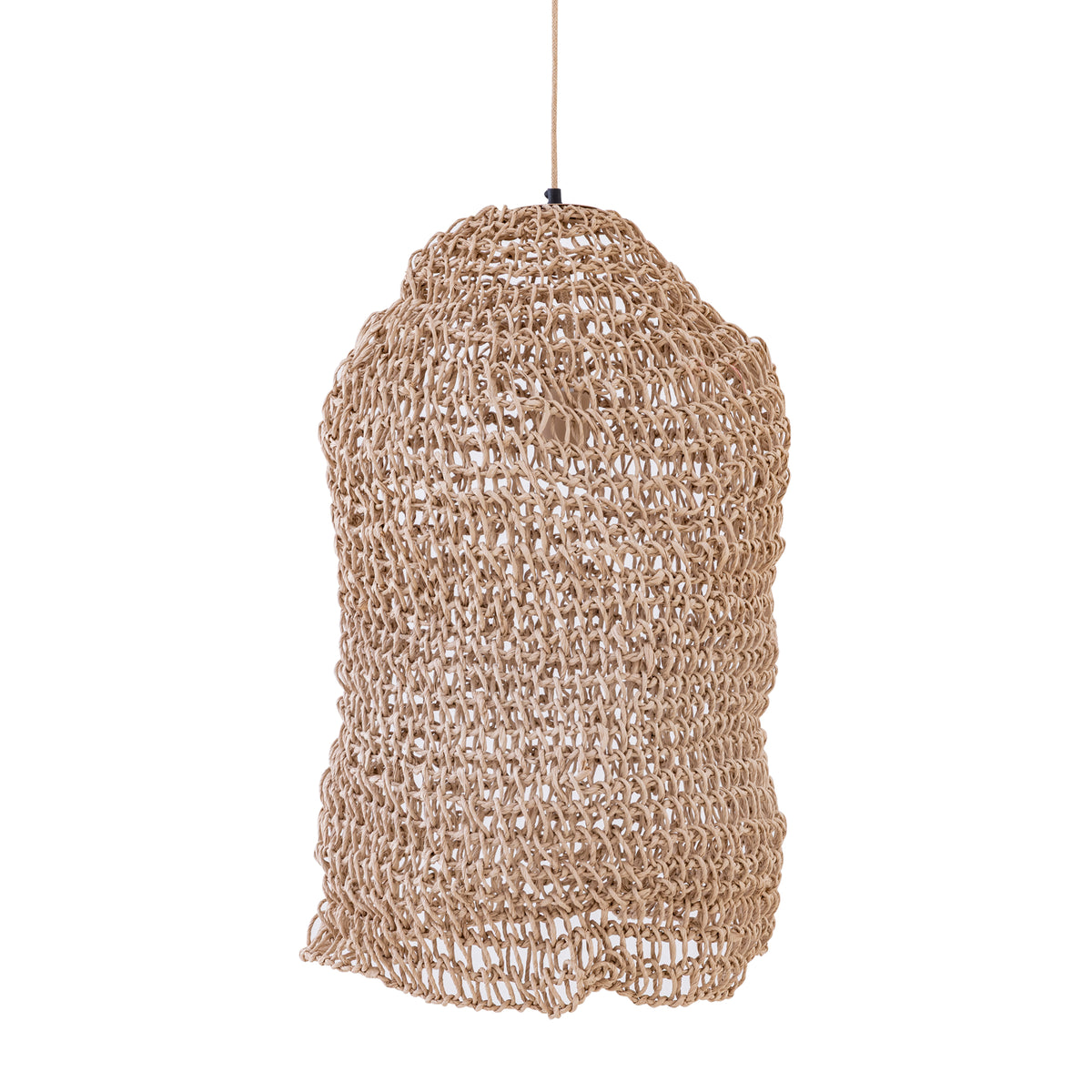 Dayo Pendant Light Natural Paper Rope Open Long PTMD