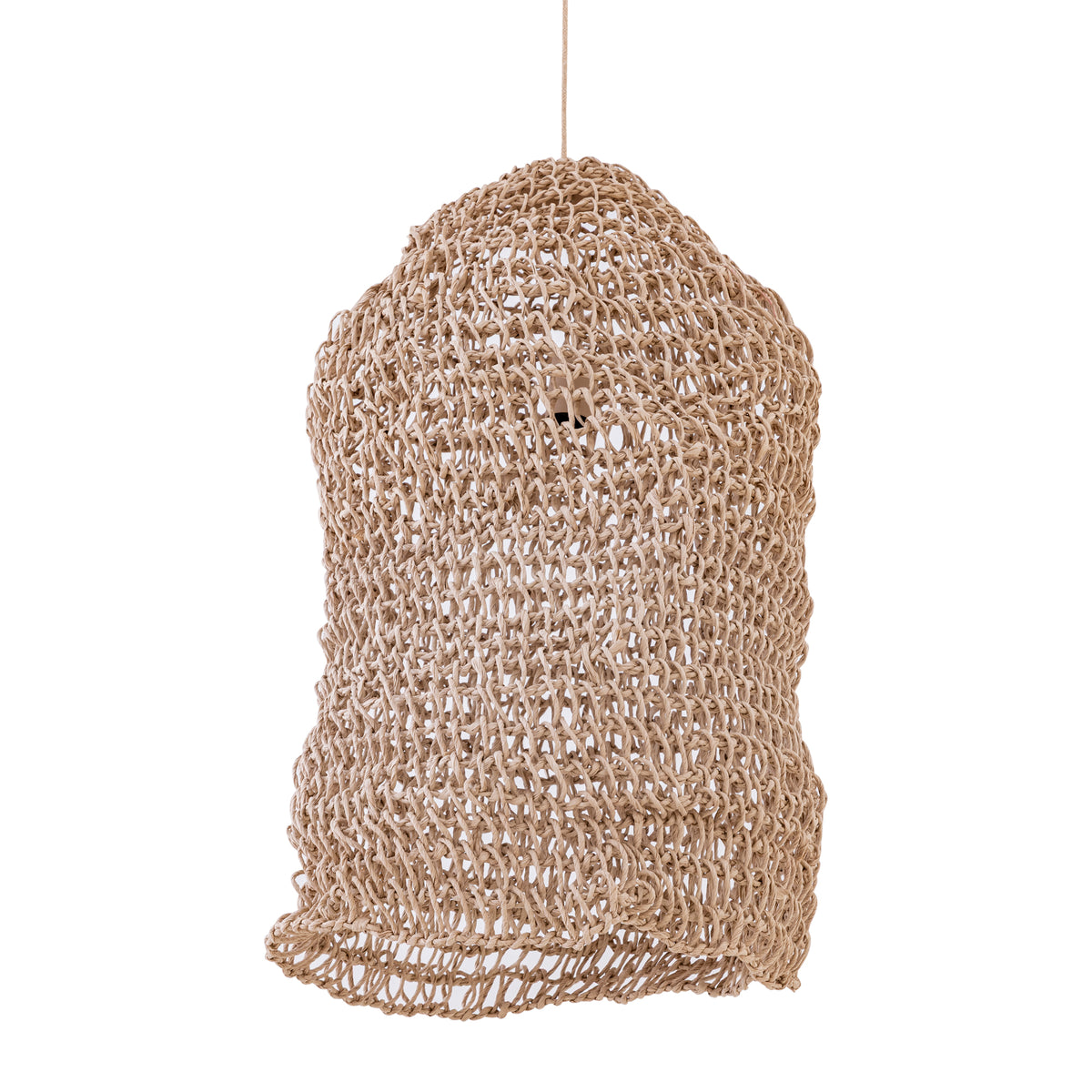 Dayo Pendant Light Natural Paper Rope Open Long PTMD