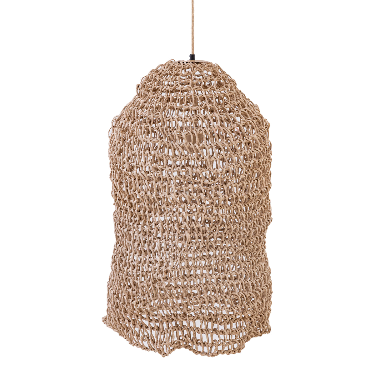 Dayo Pendant Light Natural Paper Rope Open Long PTMD