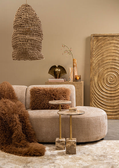 Dayo Pendant Light Natural Paper Rope Open Long PTMD