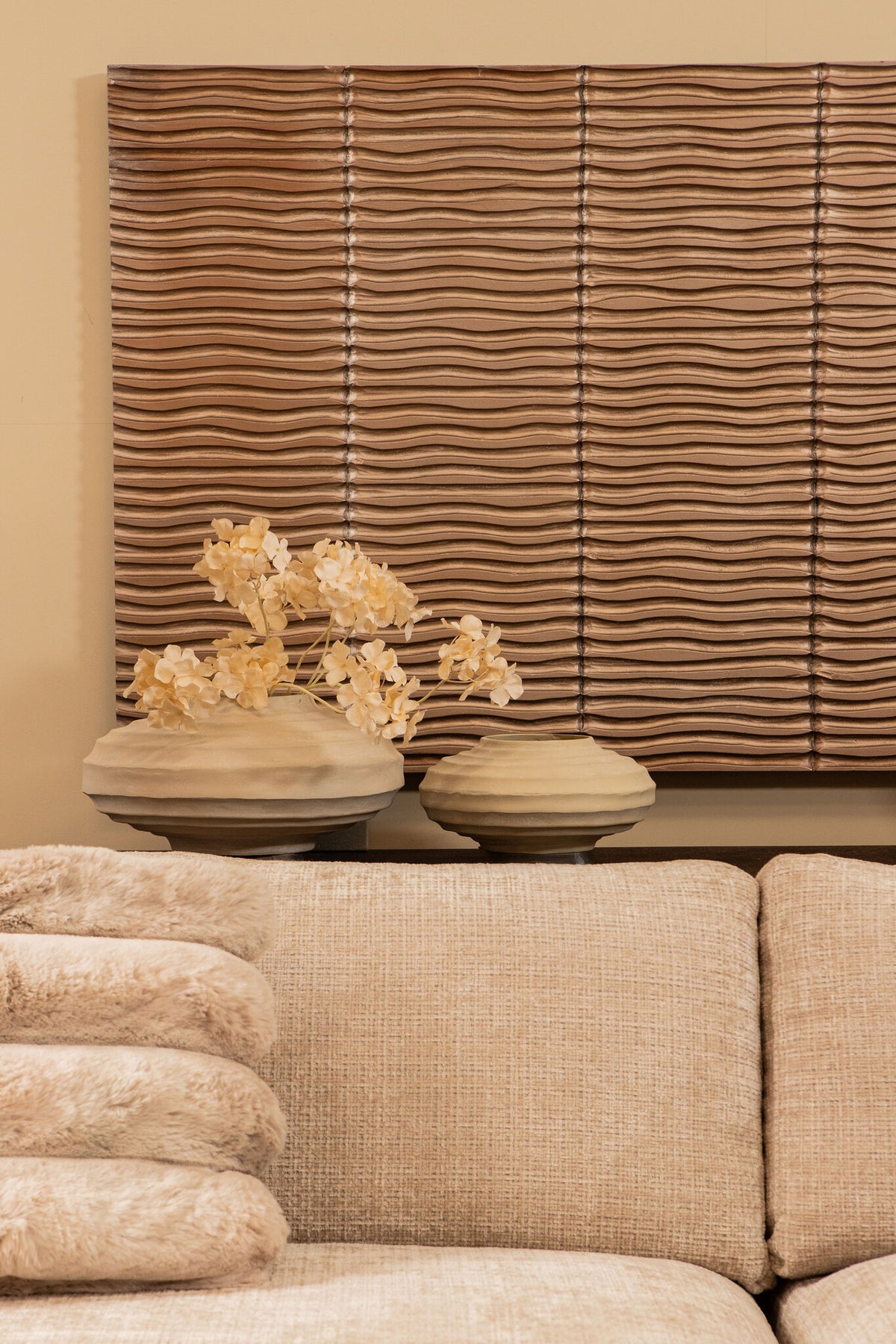 Kody Beige Stone Wash casted alu ribbed pot S PTMD