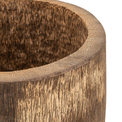 Palm Wood Pots Jamez Luxury Set of 5 PTMD