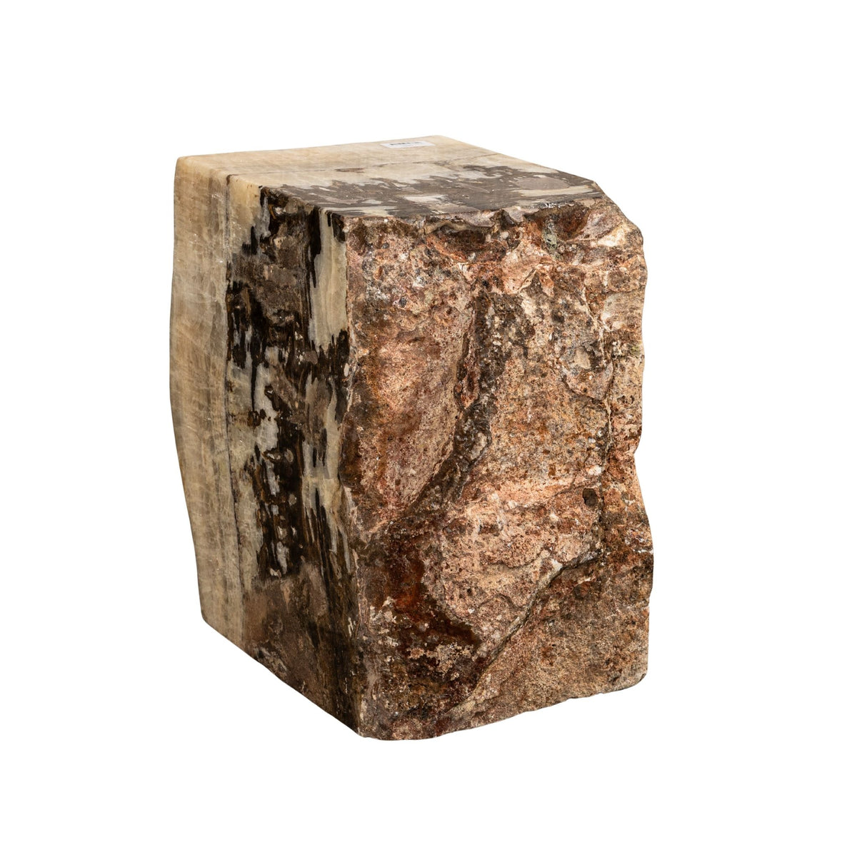 Keydan Natural Onyx Lapis Block Table with rough side PTMD