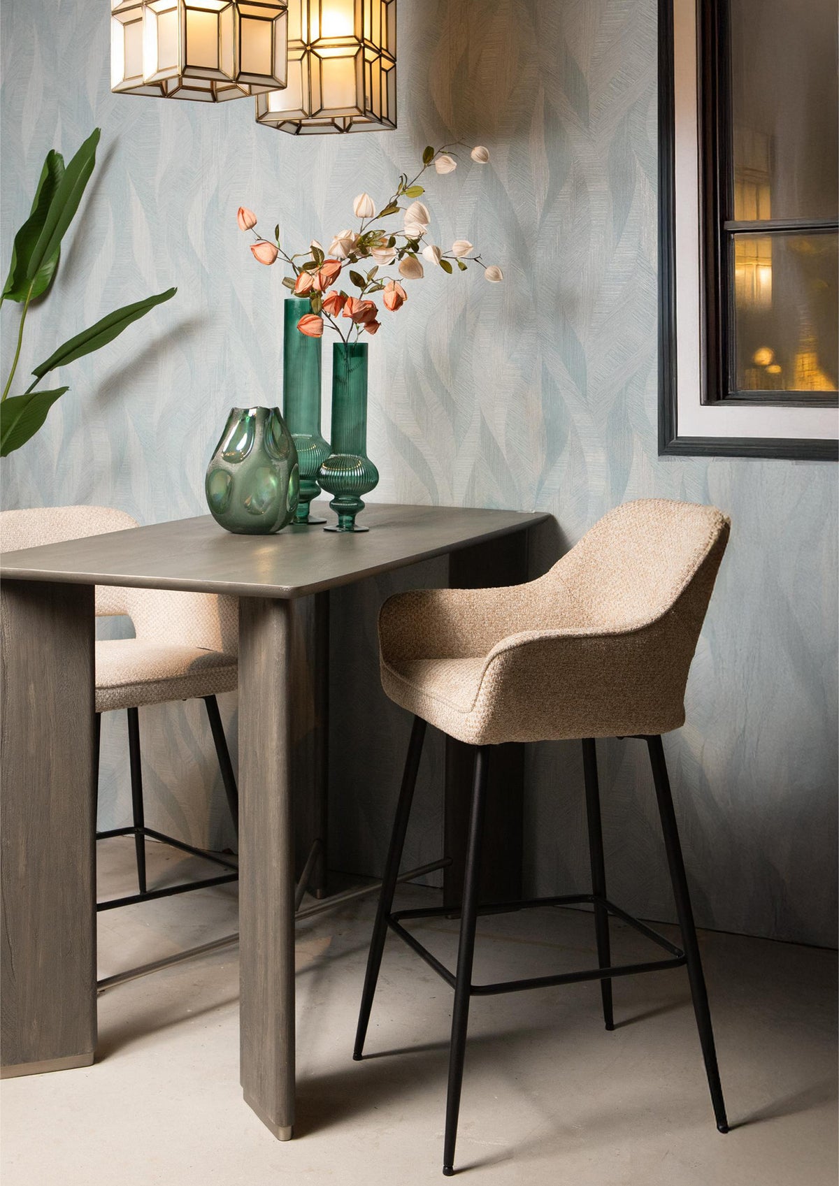 Bar stool Fal Low Opulence Beige Set of 2 PTMD