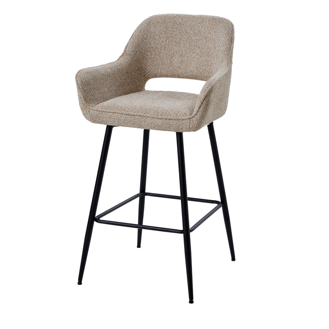 Bar stool Fal Low Opulence Taupe set of 2 PTMD