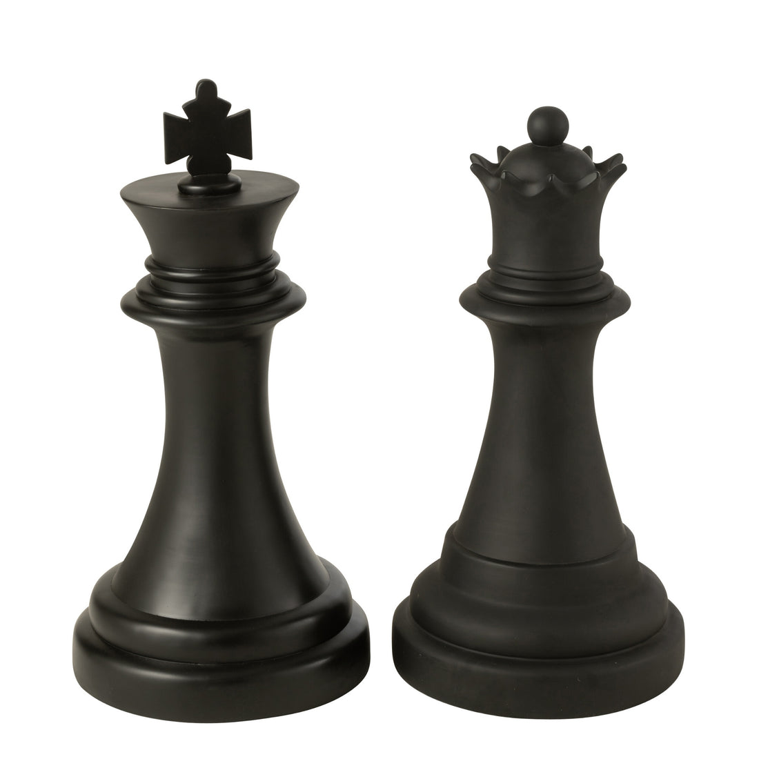 Large Chess Piece Queen Black J-Line
