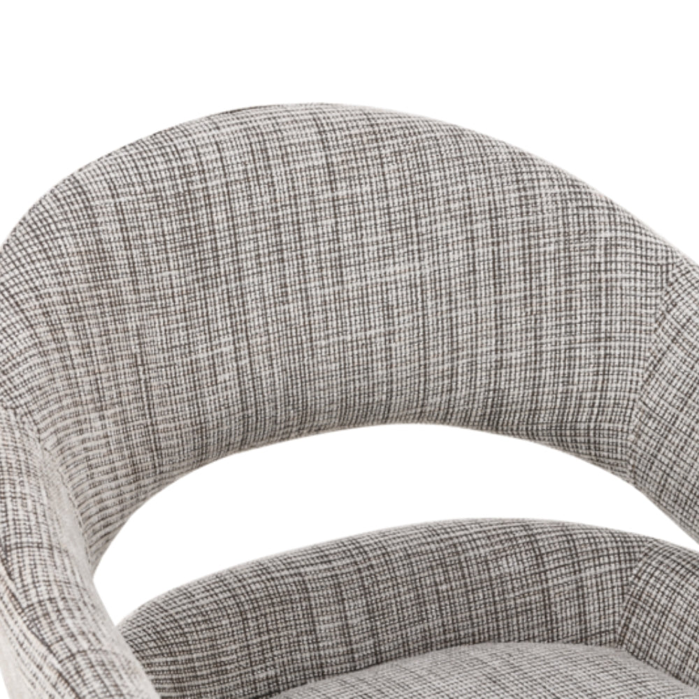 MUST Living Clooney Beige Swivel Dining Chair