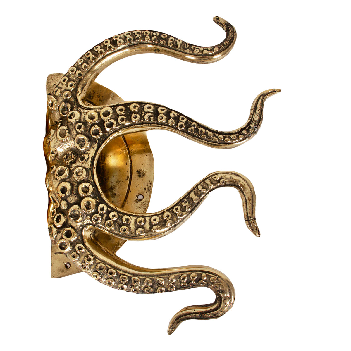 Unique Brass Octopus Door Knob Set of 2 Pole to Pole