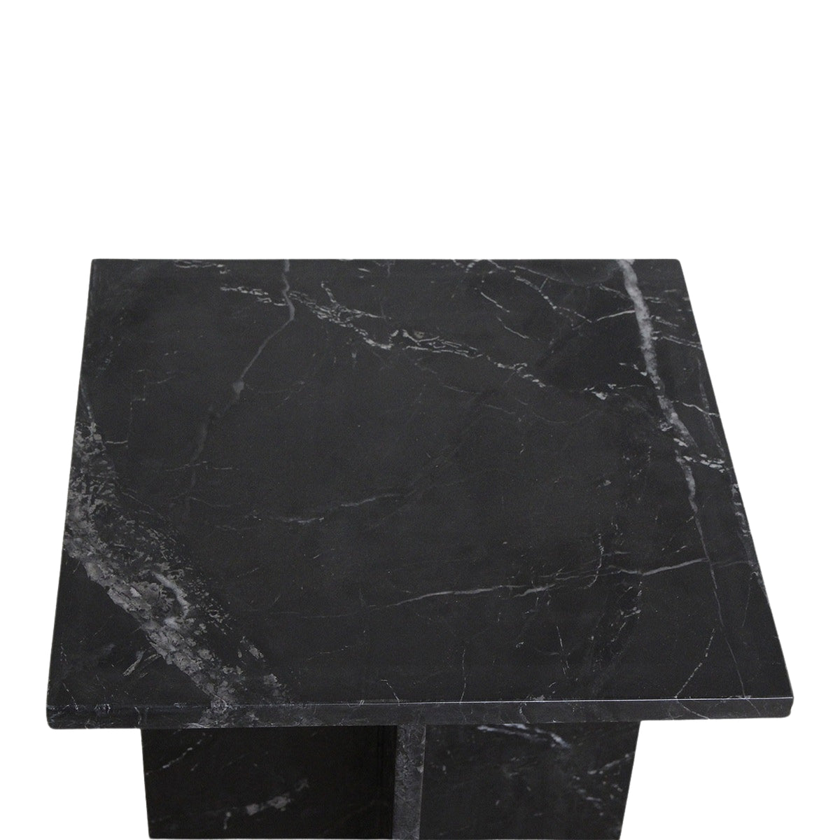 Side Table Shanghai Marble Black Raw Materials