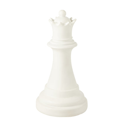 Large Chess Piece Queen White J-Line