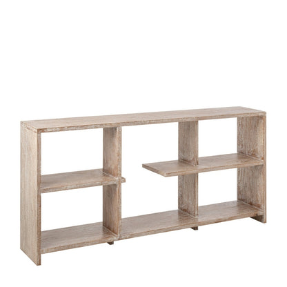 Mango Wood Bookcase Off-White J-Line