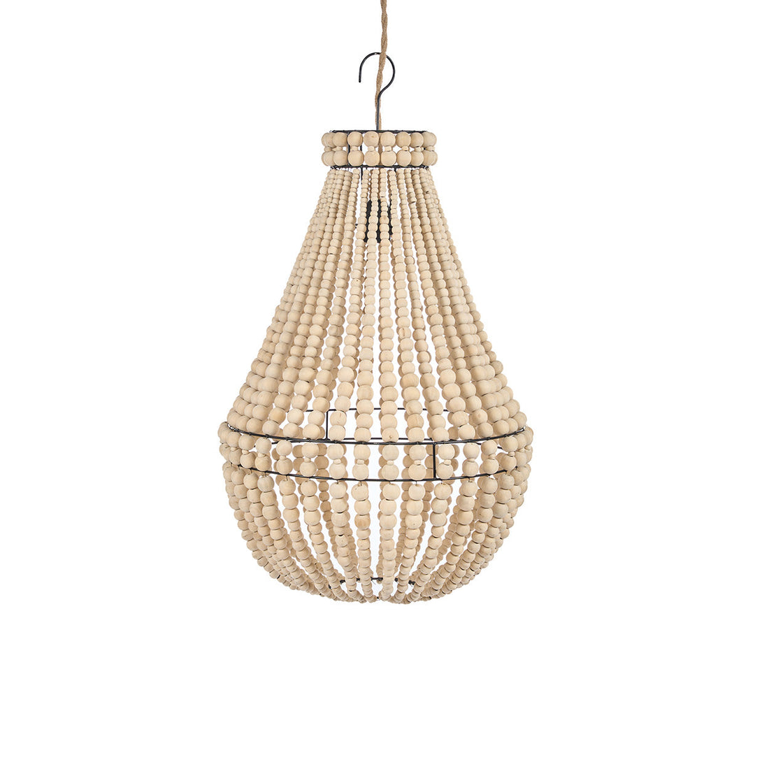 Chandelier Teardrop Natural Medium Bazar Bizarre