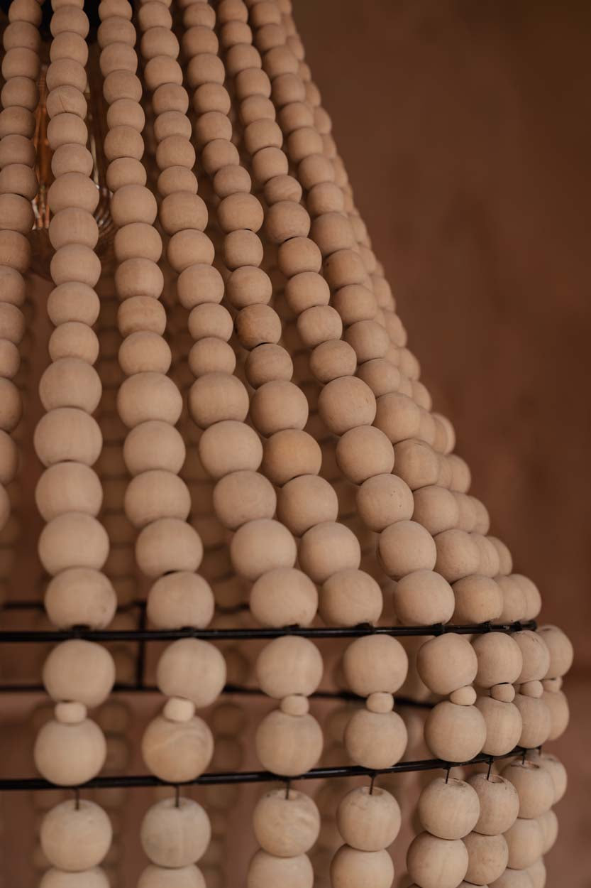 Chandelier Teardrop Natural Medium Bazar Bizarre