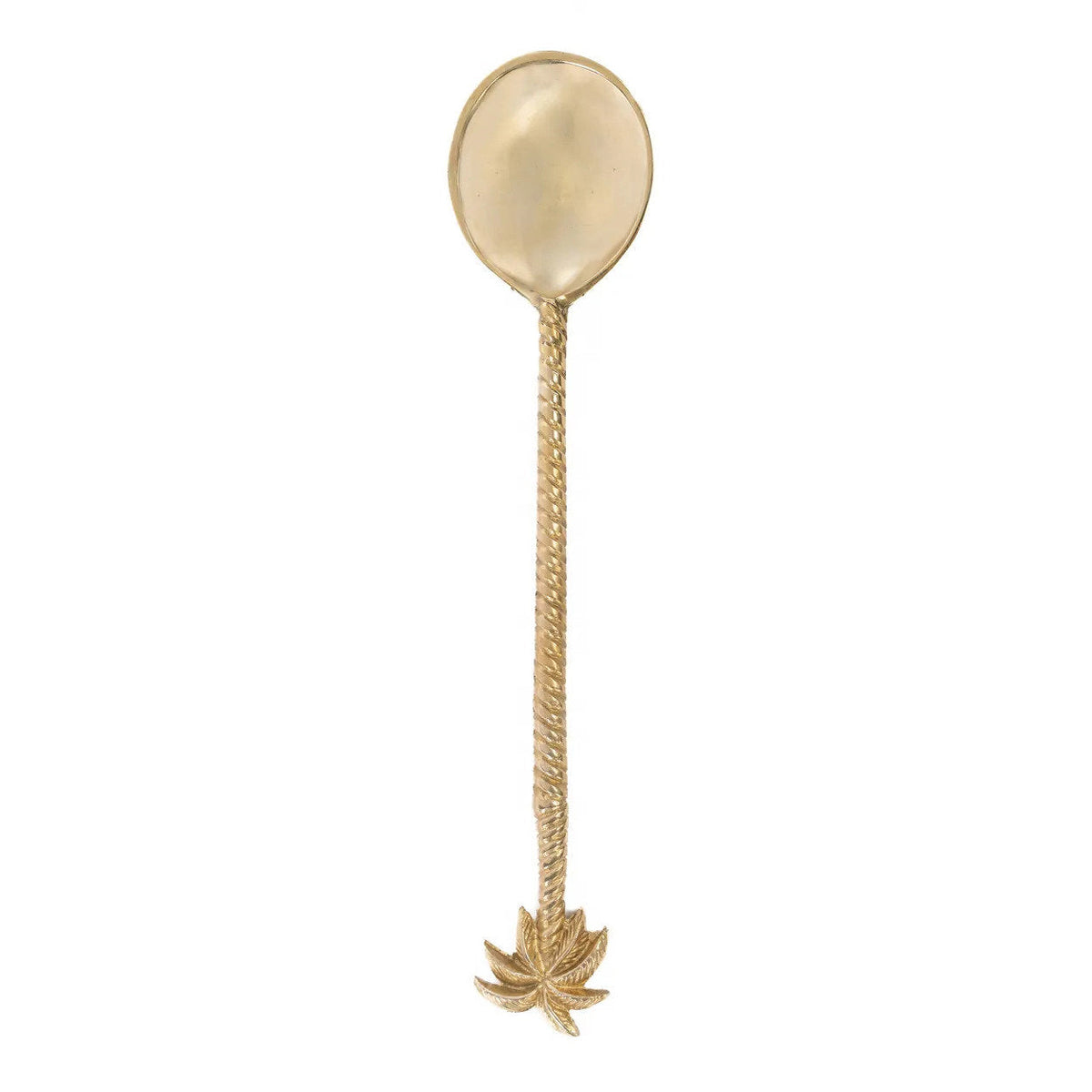 The Palm Tree Salad Spoon - Gold Bazar Bizar