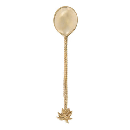 The Palm Tree Salad Spoon - Gold Bazar Bizar