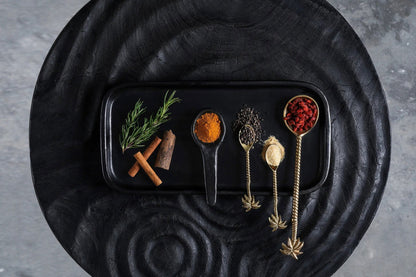 The Palm Tree Salad Spoon - Gold Bazar Bizar