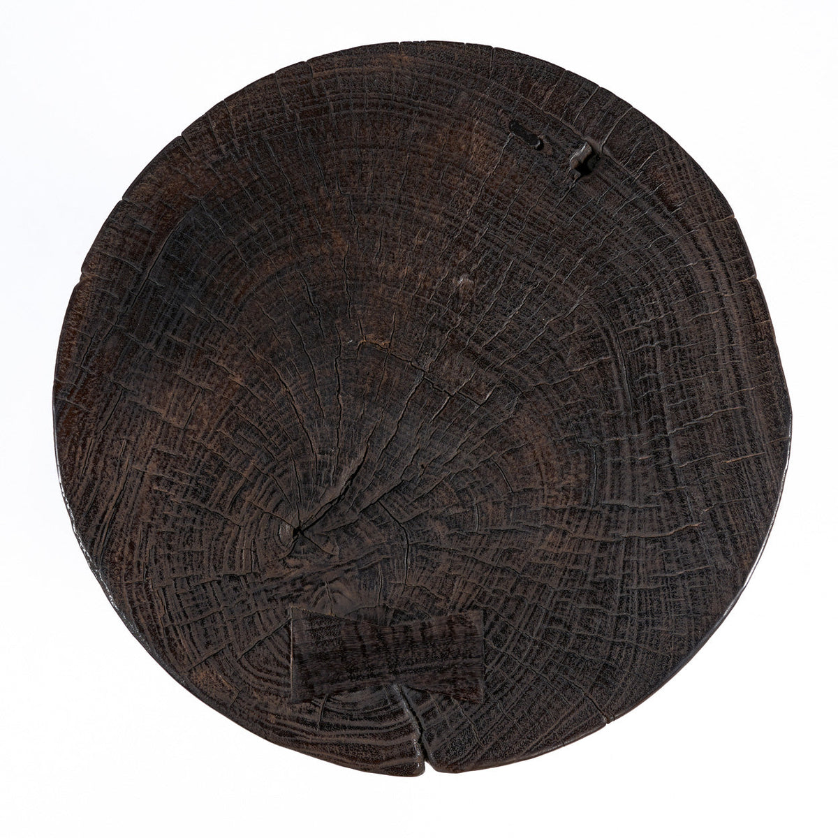 The Mocha Rings Side Table Dark Walnut Bazar Bizarre