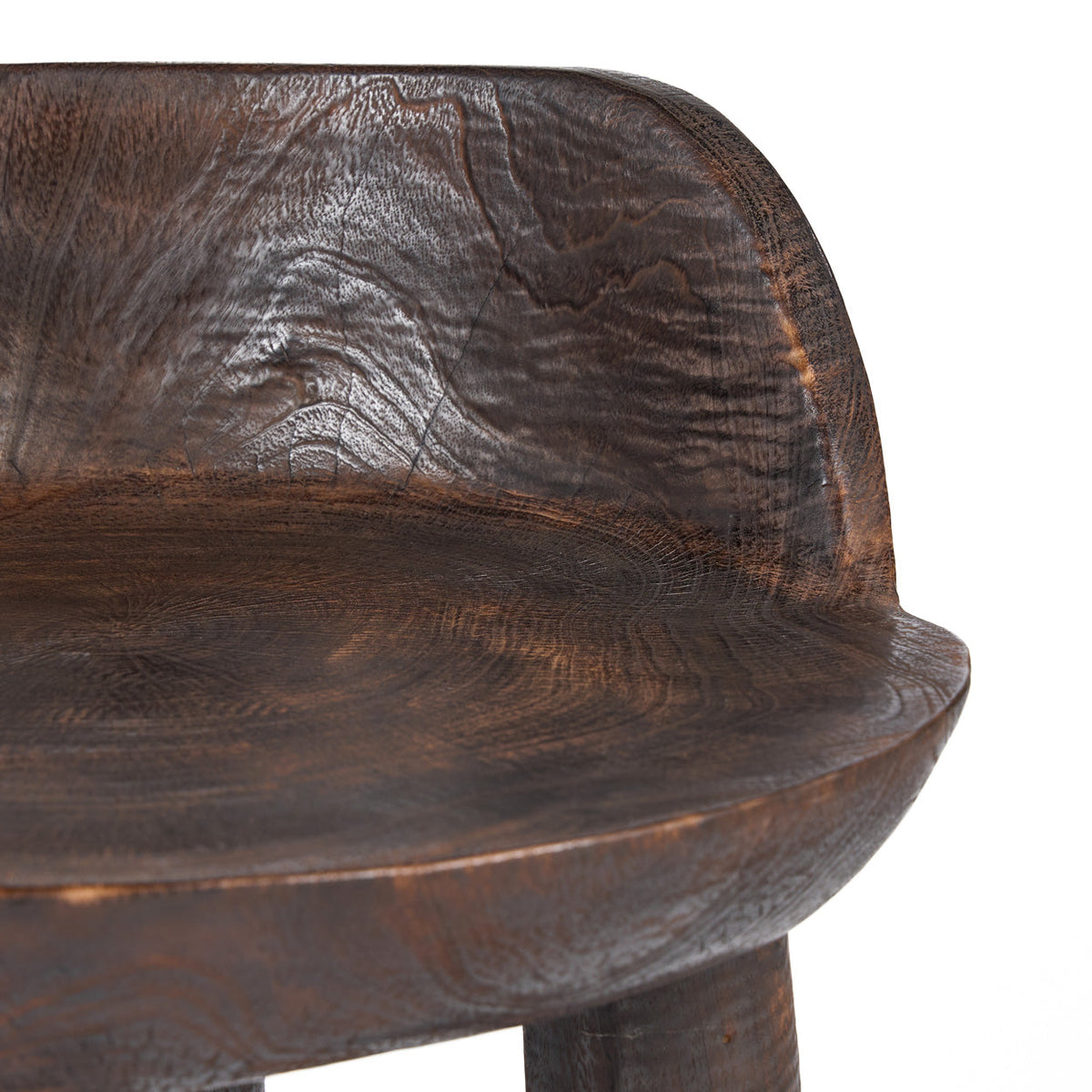 The Sit Happens Low Chair - Dark Walnut Bazar Bizar