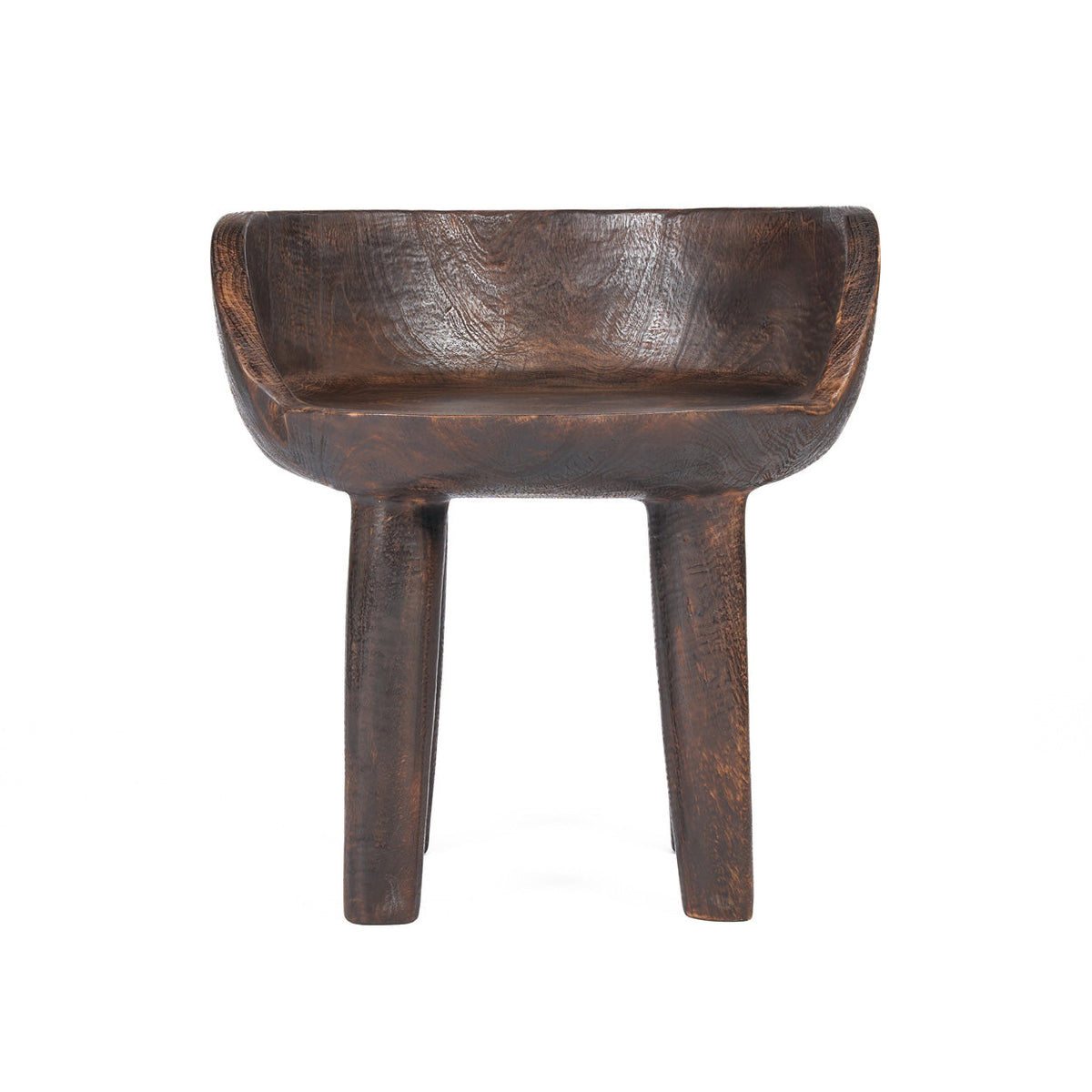 The Sit Happens Low Chair - Dark Walnut Bazar Bizar