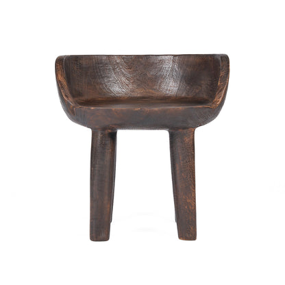 The Sit Happens Low Chair - Dark Walnut Bazar Bizar