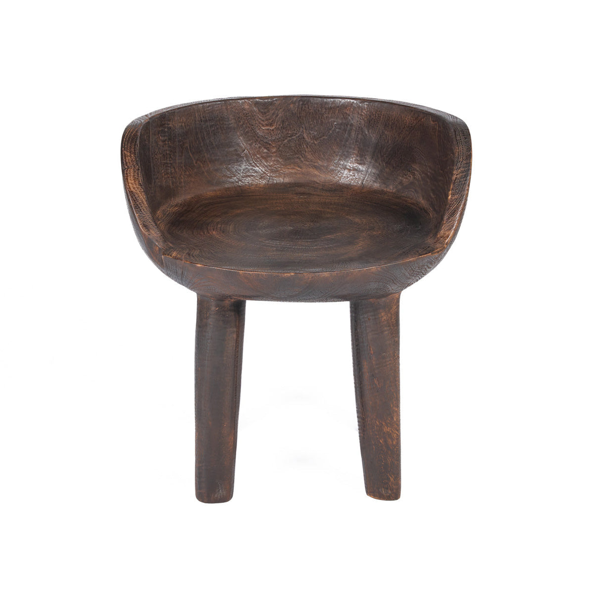 The Sit Happens Low Chair - Dark Walnut Bazar Bizar