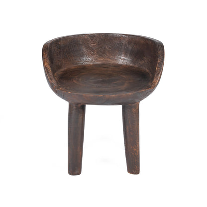 The Sit Happens Low Chair - Dark Walnut Bazar Bizar