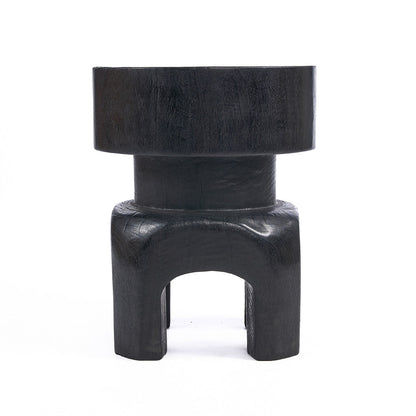 The Squat Spot Stool Black Bazar Bizar