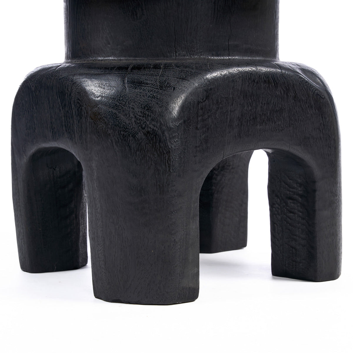 The Squat Spot Stool Black Bazar Bizar