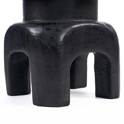 The Squat Spot Stool Black Bazar Bizar
