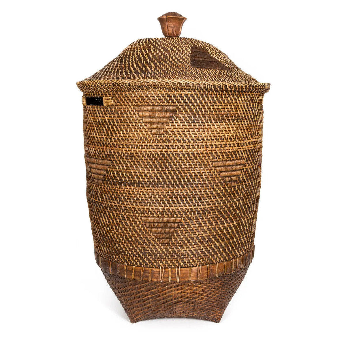 The Colonial Laundry Basket Natural Brown XL Bazar Bizarre