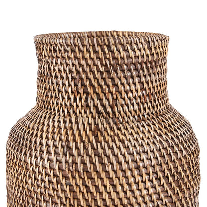The Colonial Parasol Basket Natural Brown Bazaar Bizarre