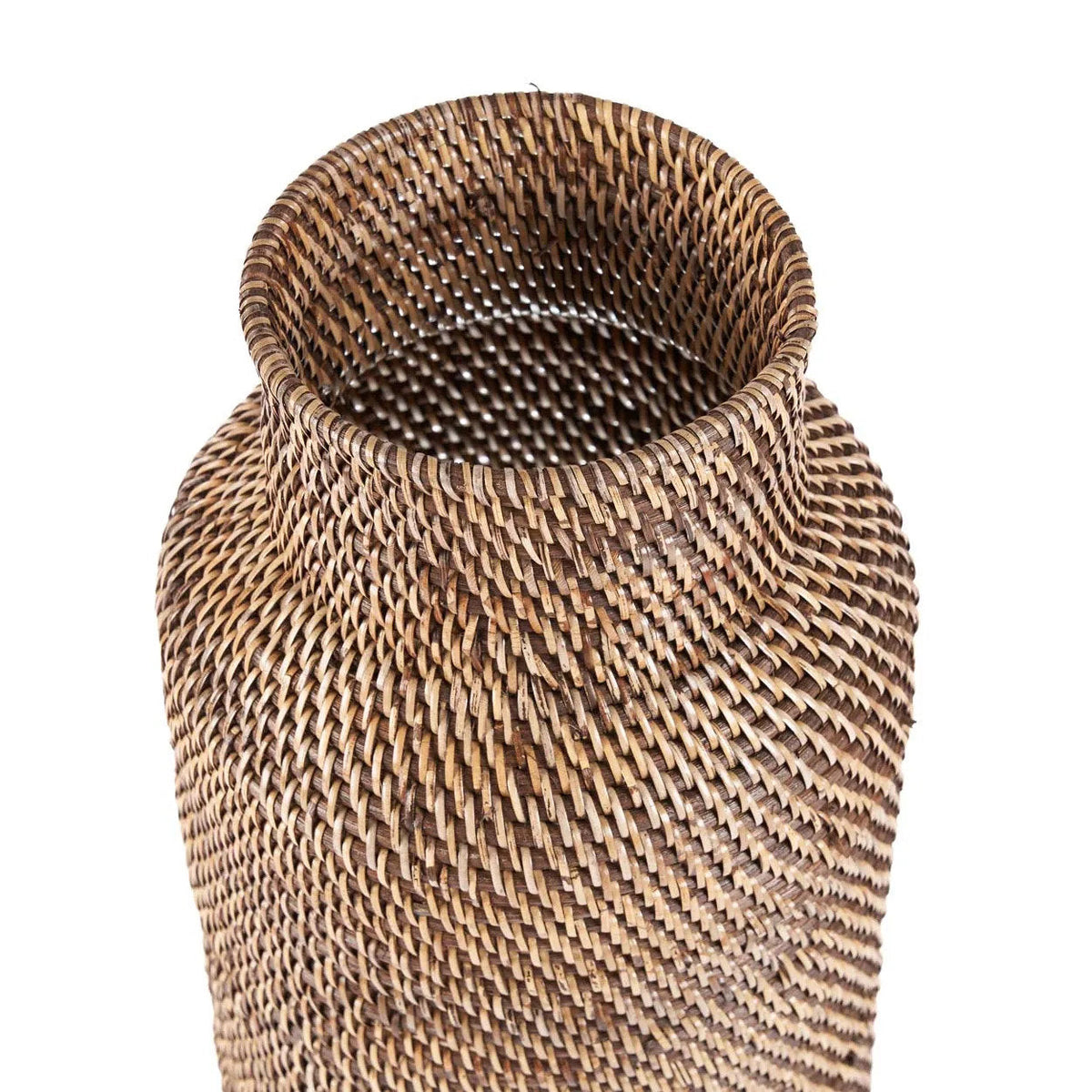 The Colonial Parasol Basket Natural Brown Bazaar Bizarre
