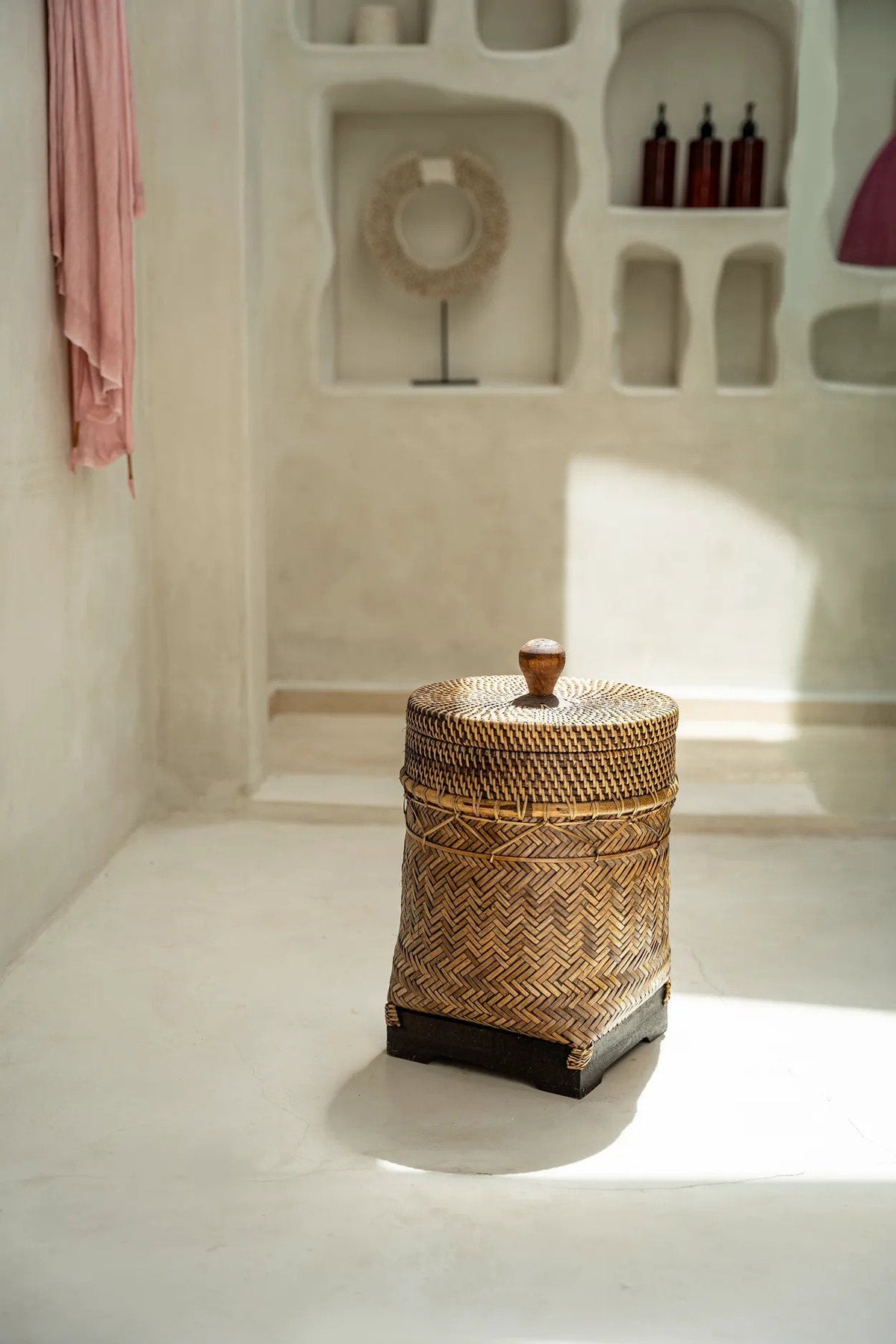 The Bathroom Basket - Natural Brown Bazar Bizar