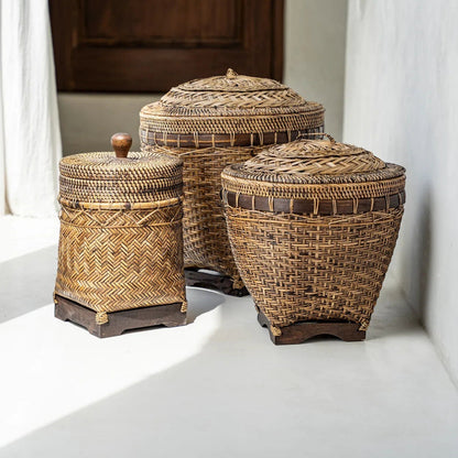The Bathroom Basket - Natural Brown Bazar Bizar