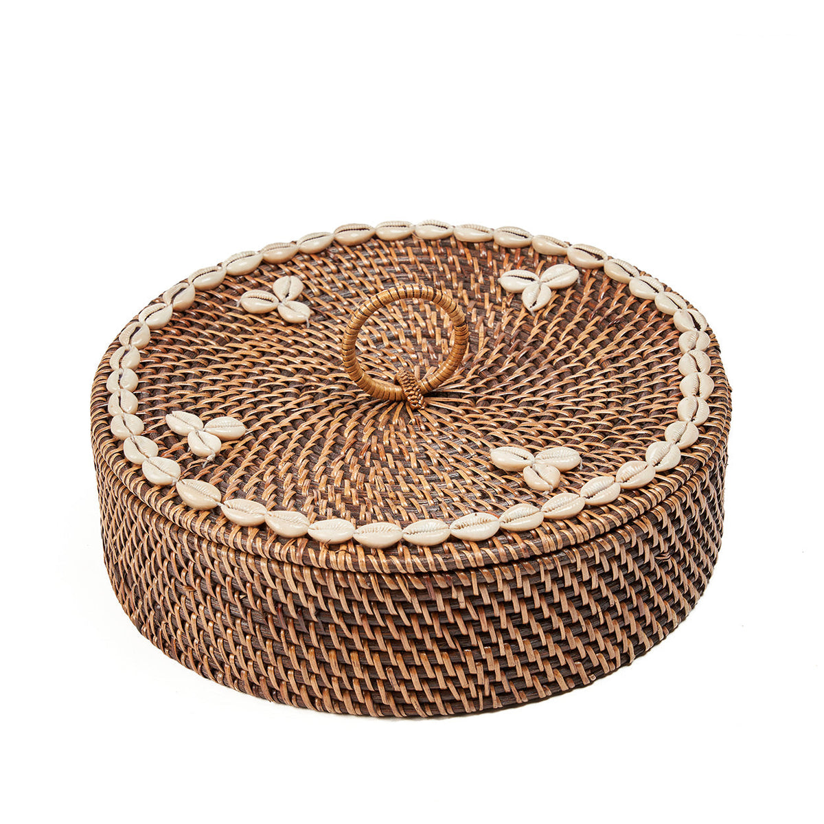 The Rattan Cubby Organizer Natural Brown Bazar Bizar
