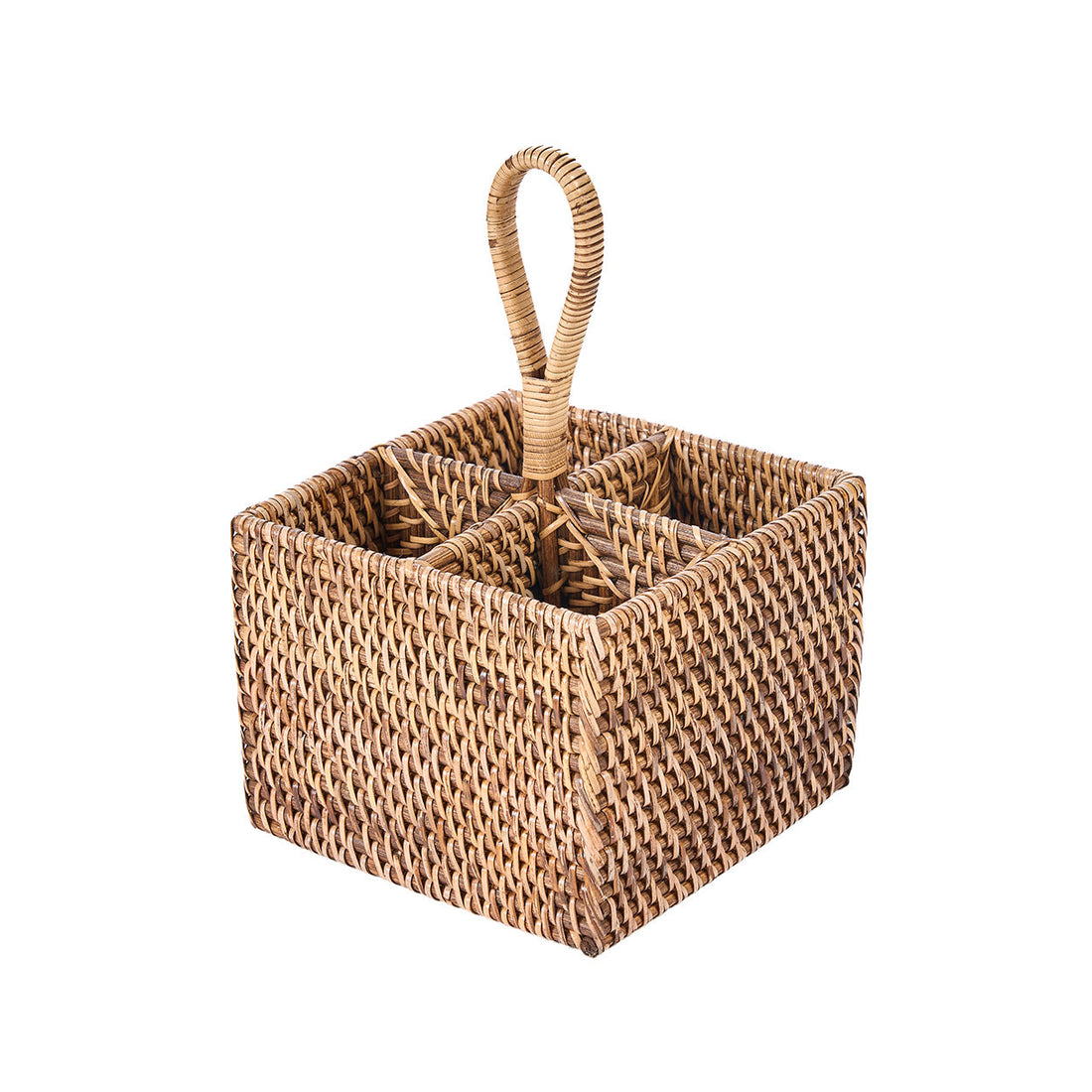 The Rattan Cutlery Holder N°4 Natural Brown Bazar Bizar