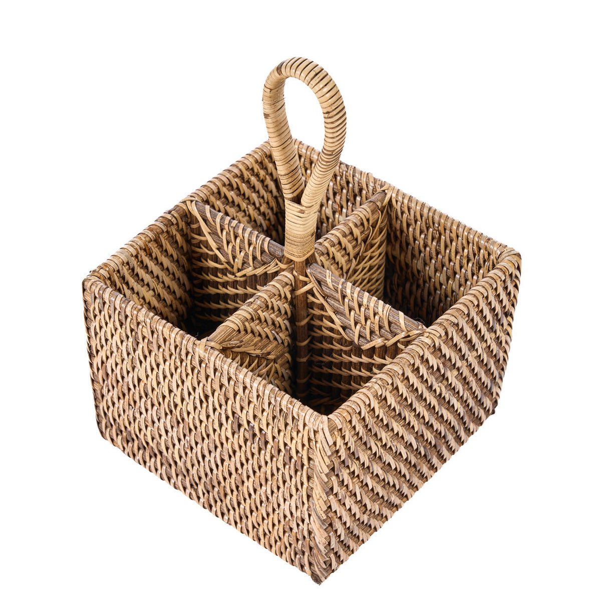 The Rattan Cutlery Holder N°4 Natural Brown Bazar Bizar