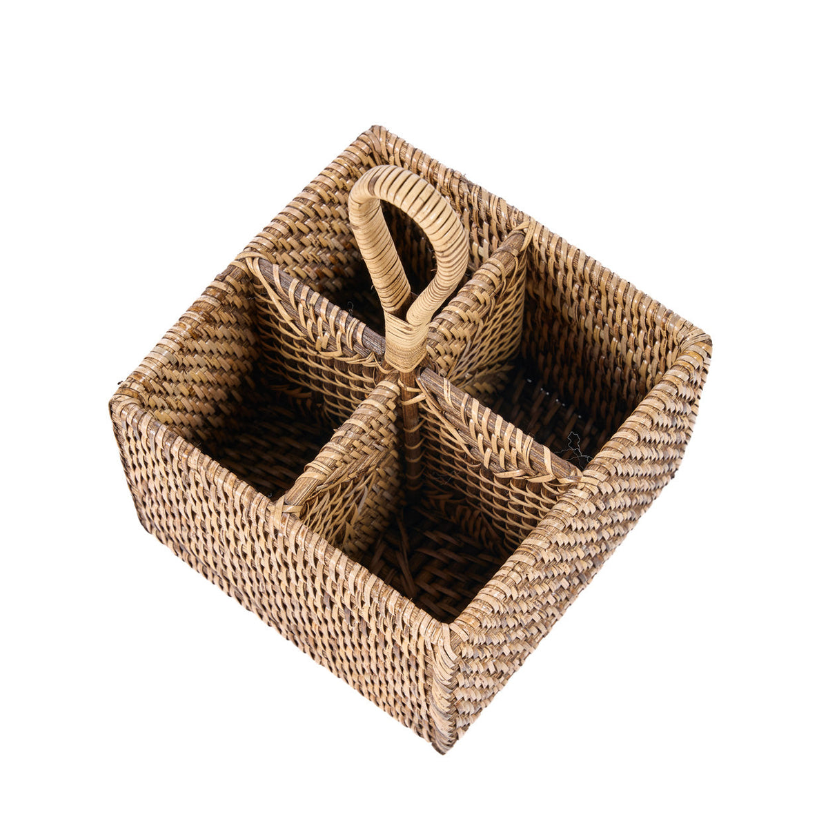 The Rattan Cutlery Holder N°4 Natural Brown Bazar Bizar
